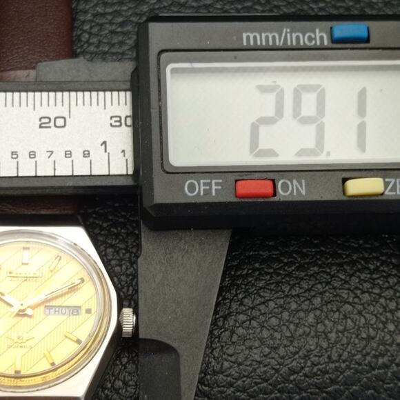 Vintage 1983 Citizen Automatic Womans Silver Watch W/daydate & Gold accents main image 4